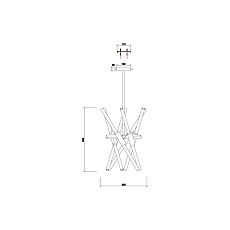 Подвесной светильник Vele Luce Fury VL5684P12 5