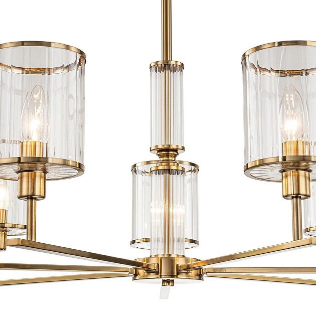 Подвесная люстра Indigo Dante 13022/7R Brass V000410 Фото № 3