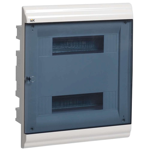 PRIME Корпус пластиковый ЩРВ-П-24 модуля встраиваемый белый IP41 IEK MKP82-V-24-41-10 Фото № 1