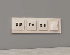 Лицевая панель AMBRELLA VOLT ALFA AP3333 1