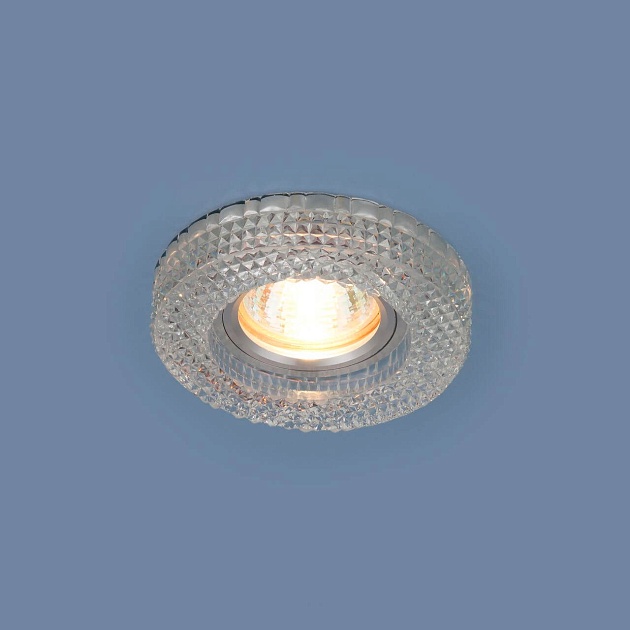 Встраиваемый светильник Elektrostandard 2213 MR16 CL прозрачный a040429 фото 3