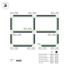 Коннектор X-образный Arlight LGD-4TR-Con-X-BK 026143 2