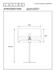 Настольная лампа Lucide Extravaganza Tusse 10509/81/33 1