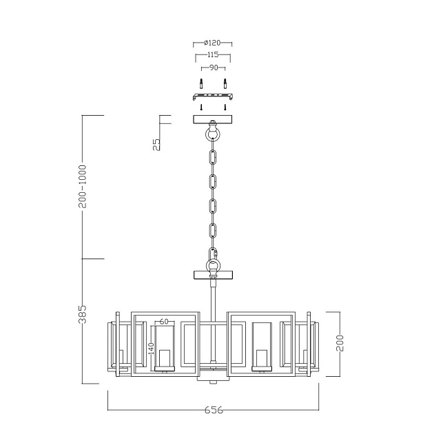Подвесная люстра Maytoni Bowi H009PL-06G изображение 4 Подвесная люстра Maytoni Bowi H009PL-06G Фото № 4