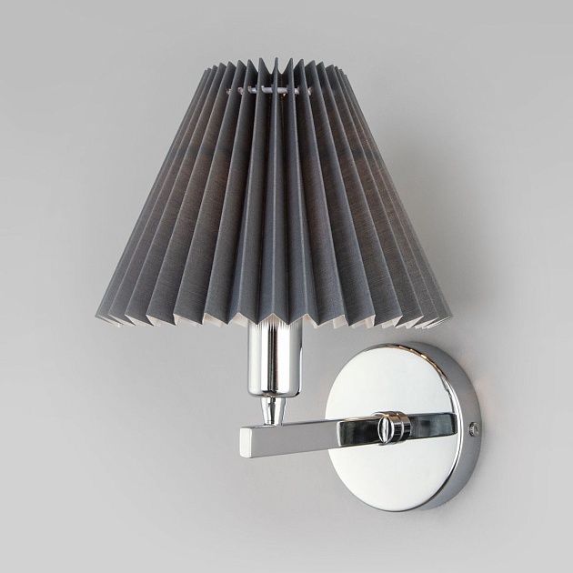 Бра Eurosvet Peony 60136/1 хром/графит изображение 1 Бра Eurosvet Peony 60136/1 хром/графит Фото № 1