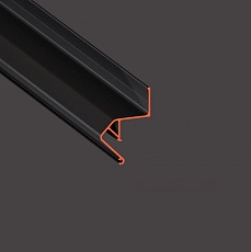 Стеновой парящий профиль Flexy для натяжных потолков 6675 FLY 01 9005