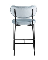 Полубарный стул Stool Group Барбара велюр серо-голубой CC-09006 HLR-17 4