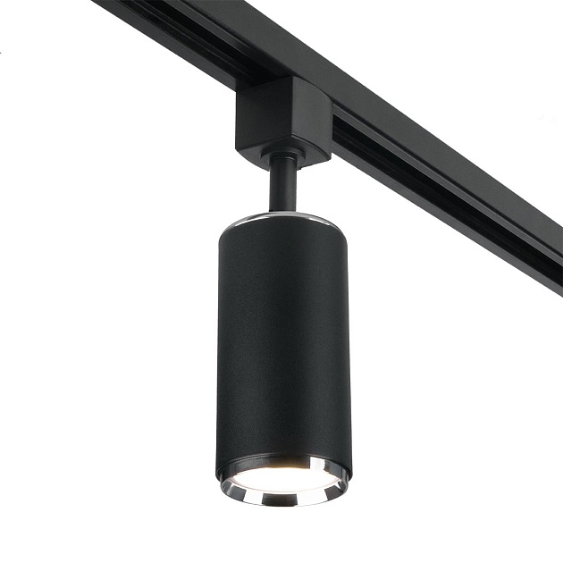 Трековый светильник Elektrostandard Svit GU10 черный/хром MRL 1013 a048166 Фото № 1