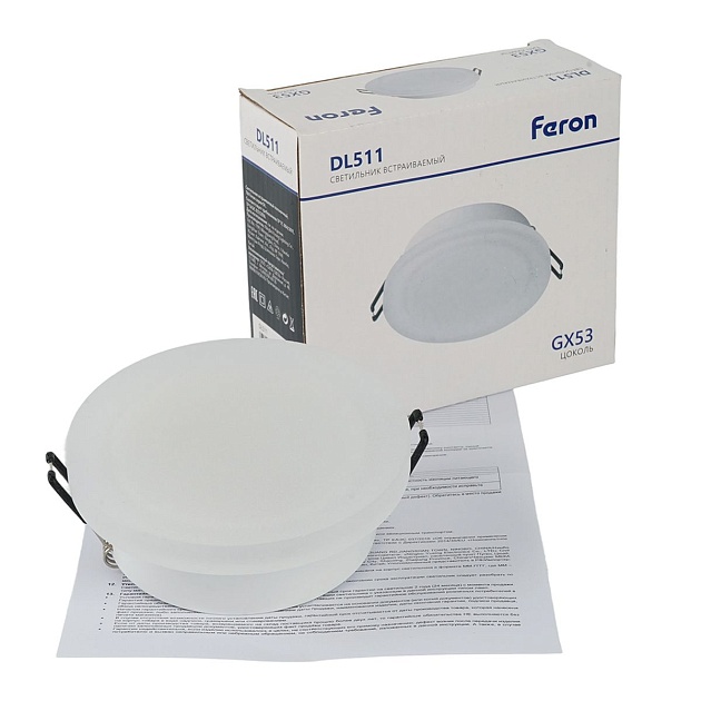 Встраиваемый светильник Feron DL511 51946 изображение 4 Встраиваемый светильник Feron DL511 51946 Фото № 4