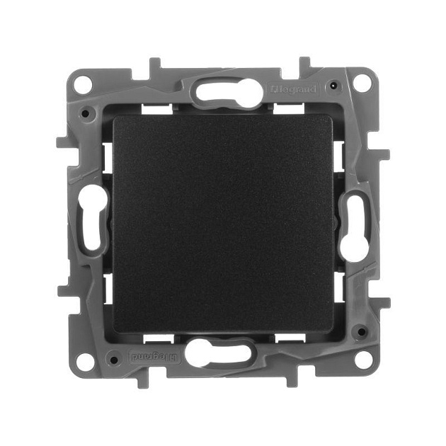 Выключатель одноклавишный Legrand Etika 10A 250V антрацит 672601 изображение 1 Выключатель одноклавишный Legrand Etika 10A 250V антрацит 672601 Фото № 1