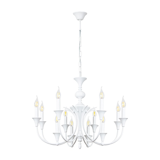 Подвесная люстра Arte Lamp COLLINETTA A4094LM-12WH изображение 1 Подвесная люстра Arte Lamp COLLINETTA A4094LM-12WH Фото № 1