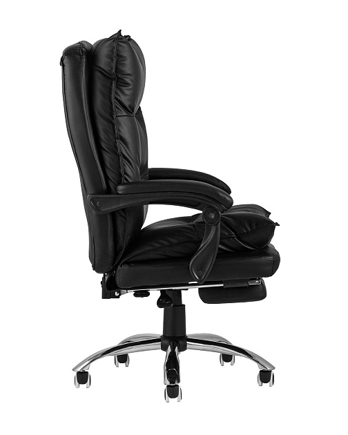 Кресло руководителя TopChairs Alpha черное D-401 black изображение 4 Кресло руководителя TopChairs Alpha черное D-401 black Фото № 4