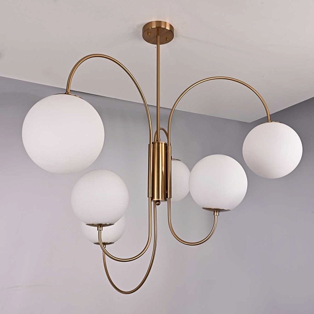 Подвесная люстра Imperium Loft Gooseneck Pelle 123402-22 Фото № 5