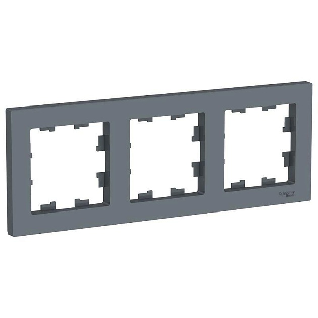Рамка 3-постовая Systeme Electric AtlasDesign грифель ATN000703 Фото № 1