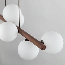 Подвесная люстра TK Lighting 10273 Estera Wood 3
