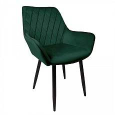 Кресло AksHome Pablo темно-зеленый, велюр 72330