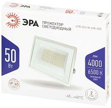 Прожектор светодиодный уличный ЭРА LPR-023-W-65K-050 Б0054642 4