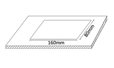 Встраиваемый светильник Crystal Lux CLT 002С2 BL 2