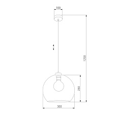 Подвесной светильник TK Lighting 2742 Cubus 1