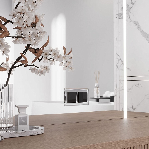 Выключатель двухклавишный проходной Werkel черный акрил W1122048 4690389197666 изображение 3 Выключатель двухклавишный проходной Werkel черный акрил W1122048 4690389197666 Фото № 3