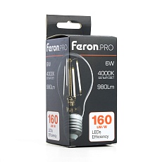 Лампа светодиодная Feron.PRO LB-1106 Шар E27 980LM 6W 175-265V 4000K 48890 2