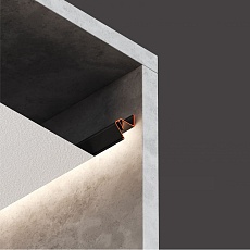 Стеновой парящий профиль Flexy для натяжных потолков 6675 FLY 01 9016 2