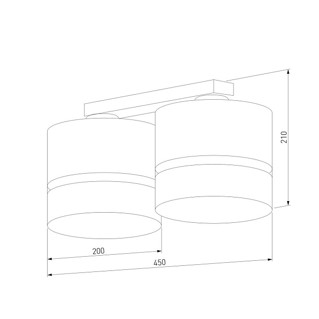 Потолочная люстра TK Lighting 6692 Paglia Фото № 2