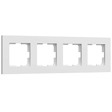 Рамка Werkel Slab на 4 поста белый матовый W0042961 4690389193514