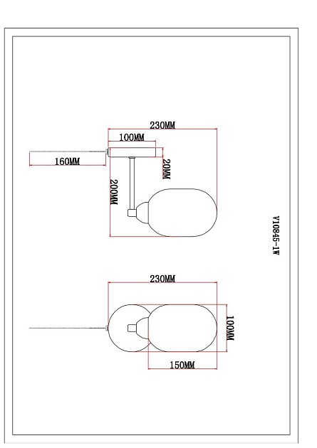 Бра Moderli Gracy V10845-1W Фото № 9