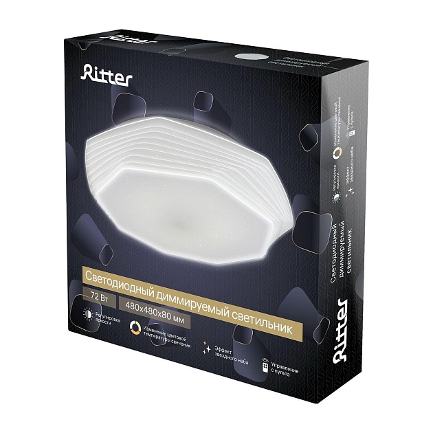 Потолочный светодиодный светильник Ritter Mira 52211 9 изображение 3 Потолочный светодиодный светильник Ritter Mira 52211 9 Фото № 3