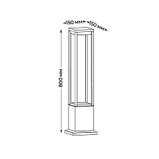 Ландшафтный светильник Italline IT9020 1