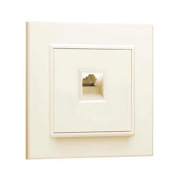 Розетка тf евро Makel Karea 56010014 Фото № 1