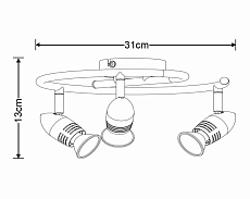 Светодиодный спот Lucide Caro-Led 13955/14/03 2