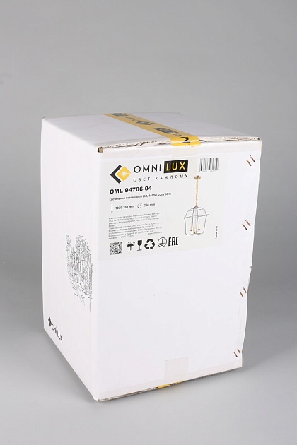 Подвесной светильник Omnilux Maiori OML-94706-04 фото 2