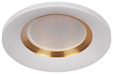 Встраиваемый светильник ЭРА KL107 WH/GD Б0061095
