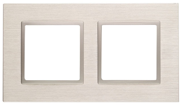 Рамка 2-постовая ЭРА Elegance 14-5202-04 Б0034548 Фото № 1