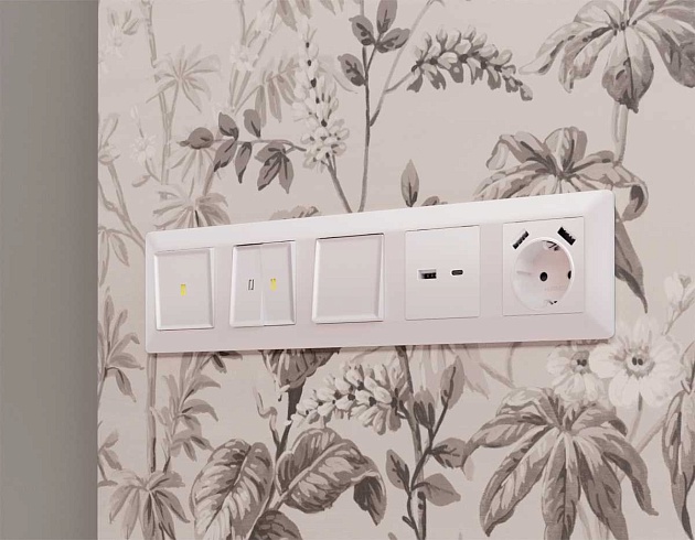 Лицевая панель выключателя AMBRELLA VOLT AP2020 Фото № 3