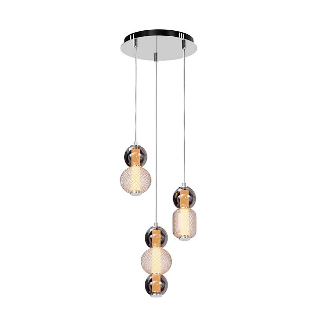 Подвесная светодиодная люстра Maytoni Drop MOD273PL-L33CH3K Фото № 1