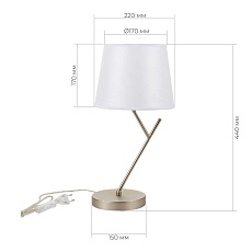 Настольная лампа Evoluce Denice SLE300104-01 2