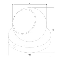 Уличный светодиодный светильник Elektrostandard Ball 35143/S a057632 1