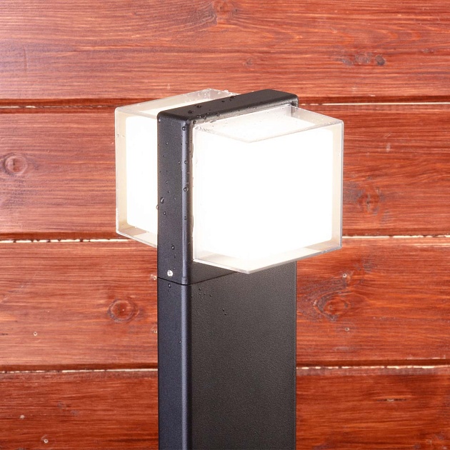 Уличный светодиодный светильник Elektrostandard 1520 Techno LED Maul чёрный a048171 фото 4