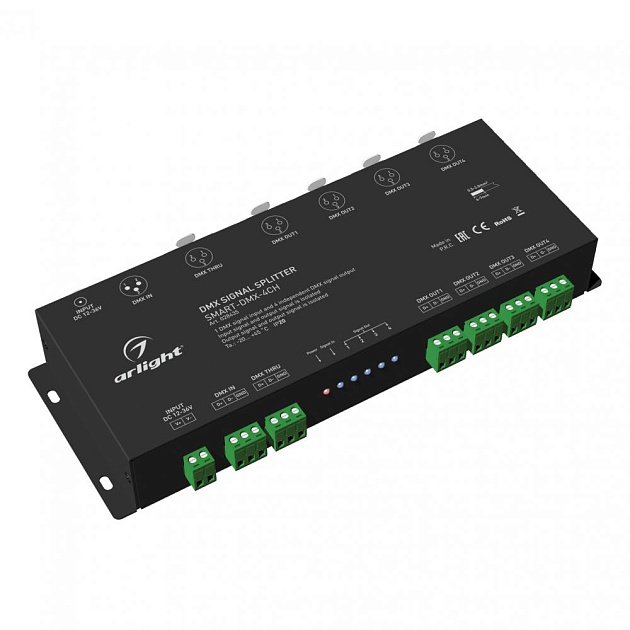 Усилитель Arlight Smart-DMX-4CH 028435 изображение 1 Усилитель Arlight Smart-DMX-4CH 028435 Фото № 1