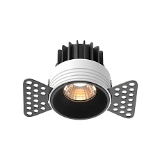 Встраиваемый светодиодный светильник Maytoni Round DL058-7W3K-TRS-B