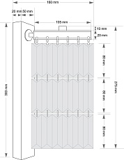 Настенный светильник KUTEK ELLINI ELL-K-1(P)100/III 1