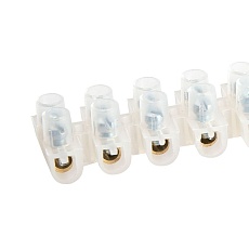 Колодка клеммная винтовая Stekker, линейка 12 штук, полиэтилен, LD227-6A DIY 39899 1