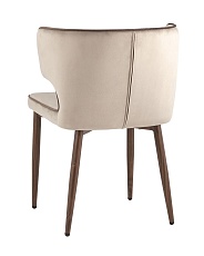 Кухонный стул Stool Group Матео с кантом велюр шампань (ножки дерево) MC110 KD HLR-08/HLR-49 edge 5