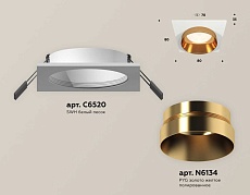 Комплект встраиваемого светильника Ambrella light Techno Spot XC (C6520, N6134) XC6520024 1
