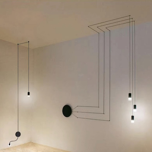 Подвесной светильник Imperium Loft Vibia Wireflow 85257-22 изображение 5 Подвесной светильник Imperium Loft Vibia Wireflow 85257-22 Фото № 5