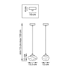 Подвес Meringe Lightstar 799033 2