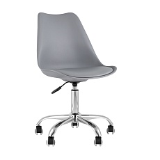 Офисный стул Stool Group BLOK пластиковый серый Y818 grey